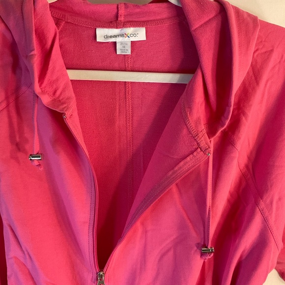 Women's Pink Hooded Robe - Picture 8 of 15